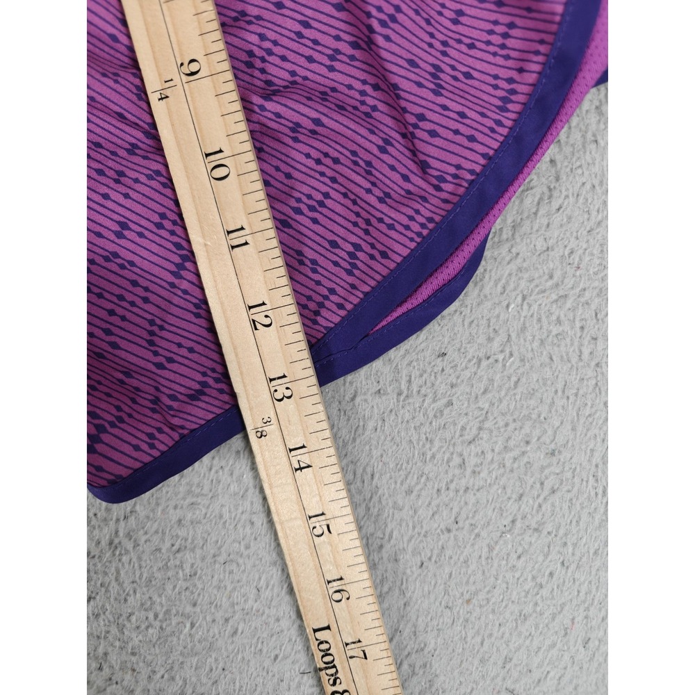 Nike Running Shorts Womens Medium Purple Dri-FIT Tempo Print Liner 719777-565 - Picture 12 of 13